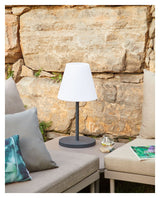 Amaray Outdoor Table lamp, Steel/Black finish