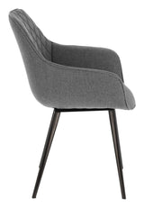 Amira Dining Chair, Light Gray