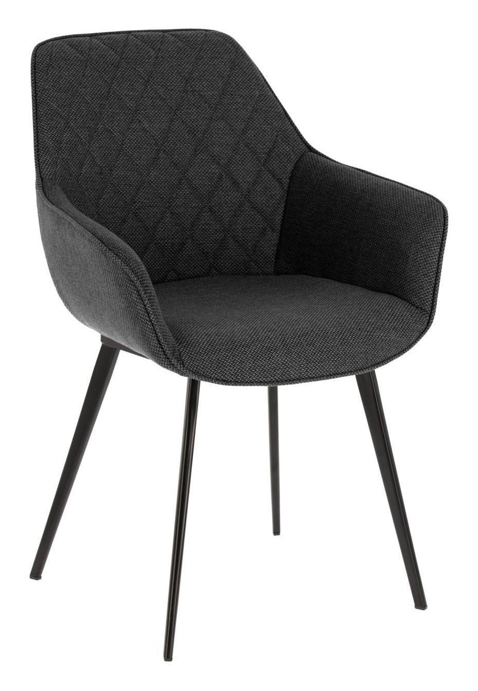 Amira Dining Chair, Dark Gray