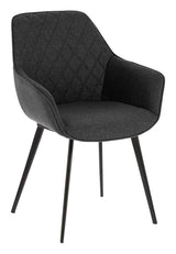 Amira Dining Chair, Dark Gray