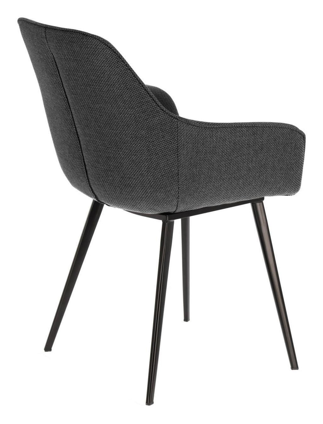 Amira Dining Chair, Dark Gray