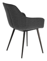 Amira Dining Chair, Dark Gray