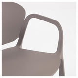 Ania Garden Chair Plastic, Brown