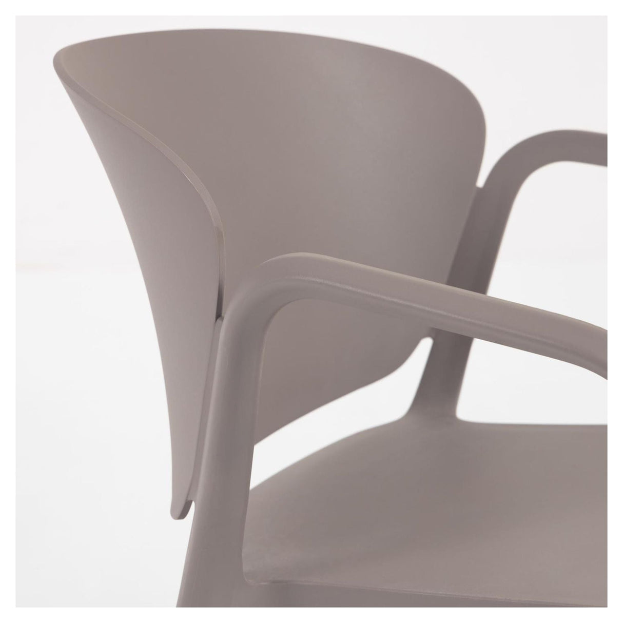 Ania Garden Chair Plastic, Brown