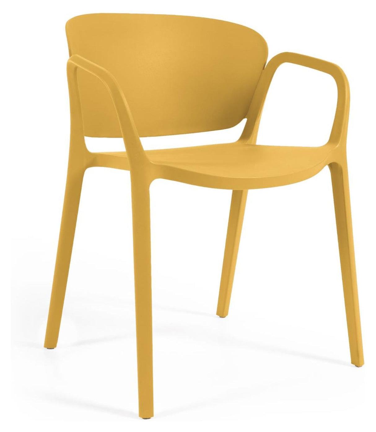 Ania Garden Chair Plastic, Yellow