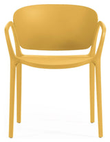 Ania Garden Chair Plastic, Yellow