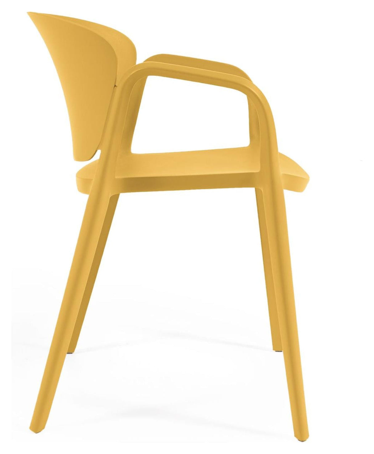 Ania Garden Chair Plastic, Yellow