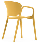 Ania Garden Chair Plastic, Yellow