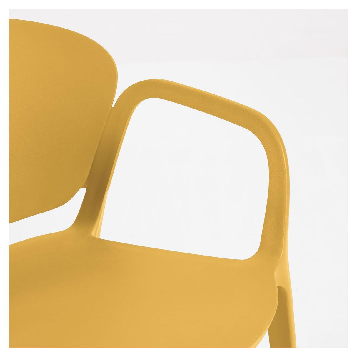 Ania Garden Chair Plastic, Yellow