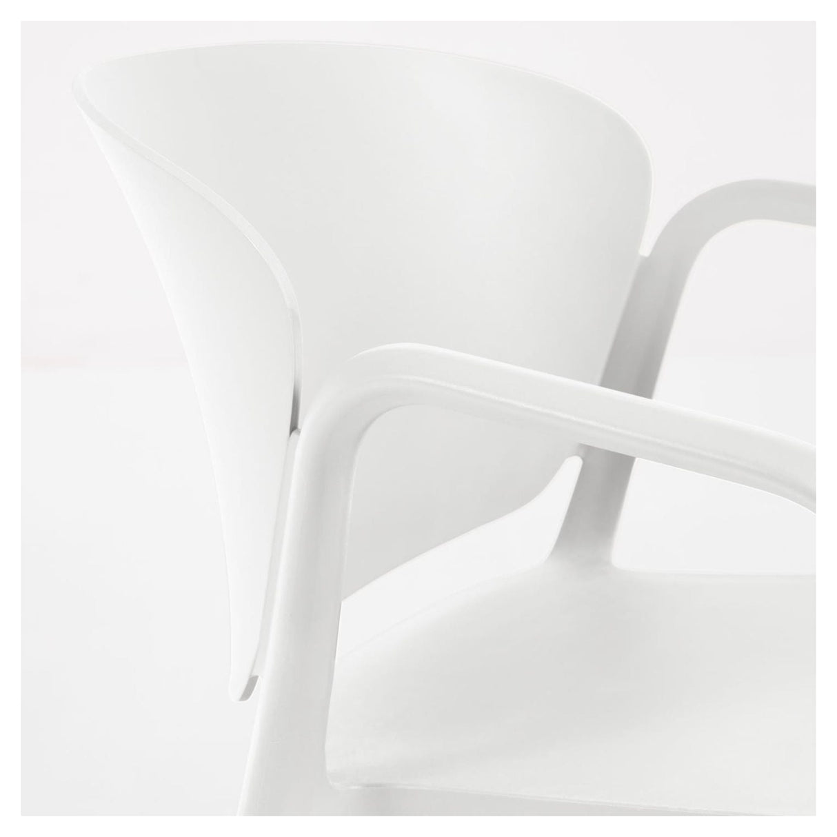 Ania Garden Chair Plastic, White