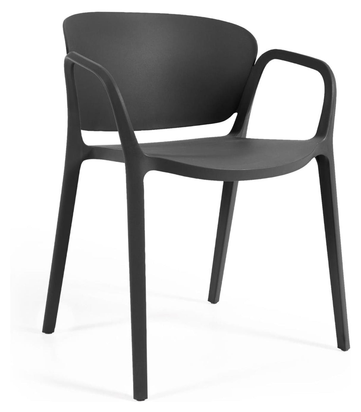 Ania Garden Chair Plastic, Black