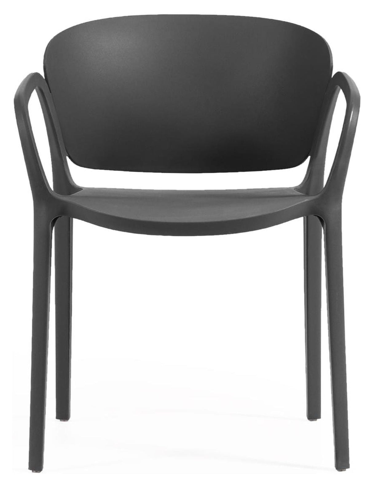 Ania Garden Chair Plastic, Black