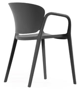 Ania Garden Chair Plastic, Black