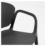 Ania Garden Chair Plastic, Black