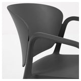 Ania Garden Chair Plastic, Black