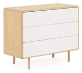 Anielle Chest w. 3 drawers, Ash/Veneer