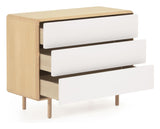 Anielle Chest w. 3 drawers, Ash/Veneer