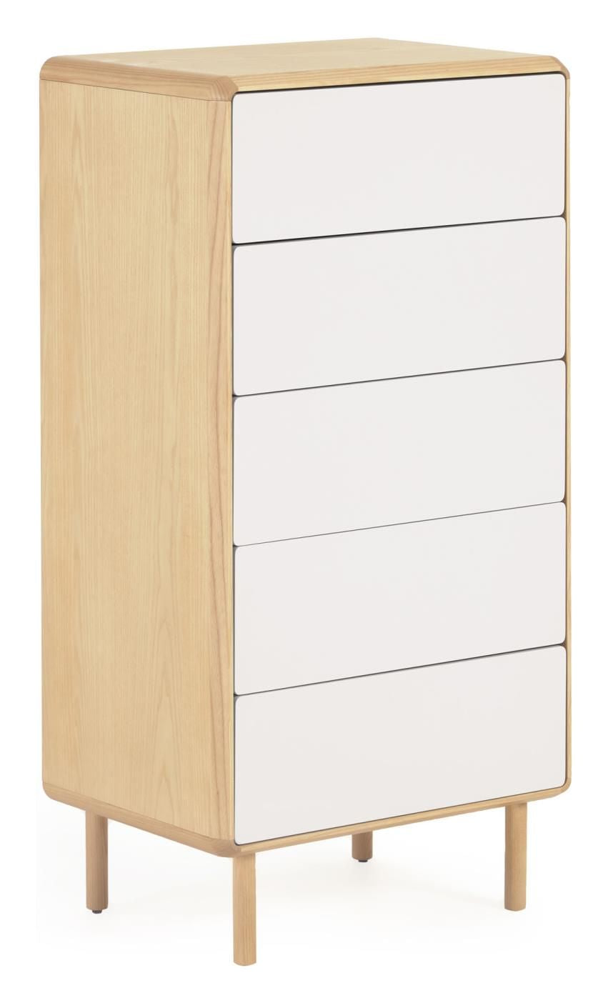 Anielle Chest with 5 drawers, Ash/Veneer