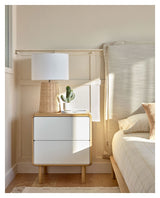 Anielle Bedside Table, Ash/Veneer