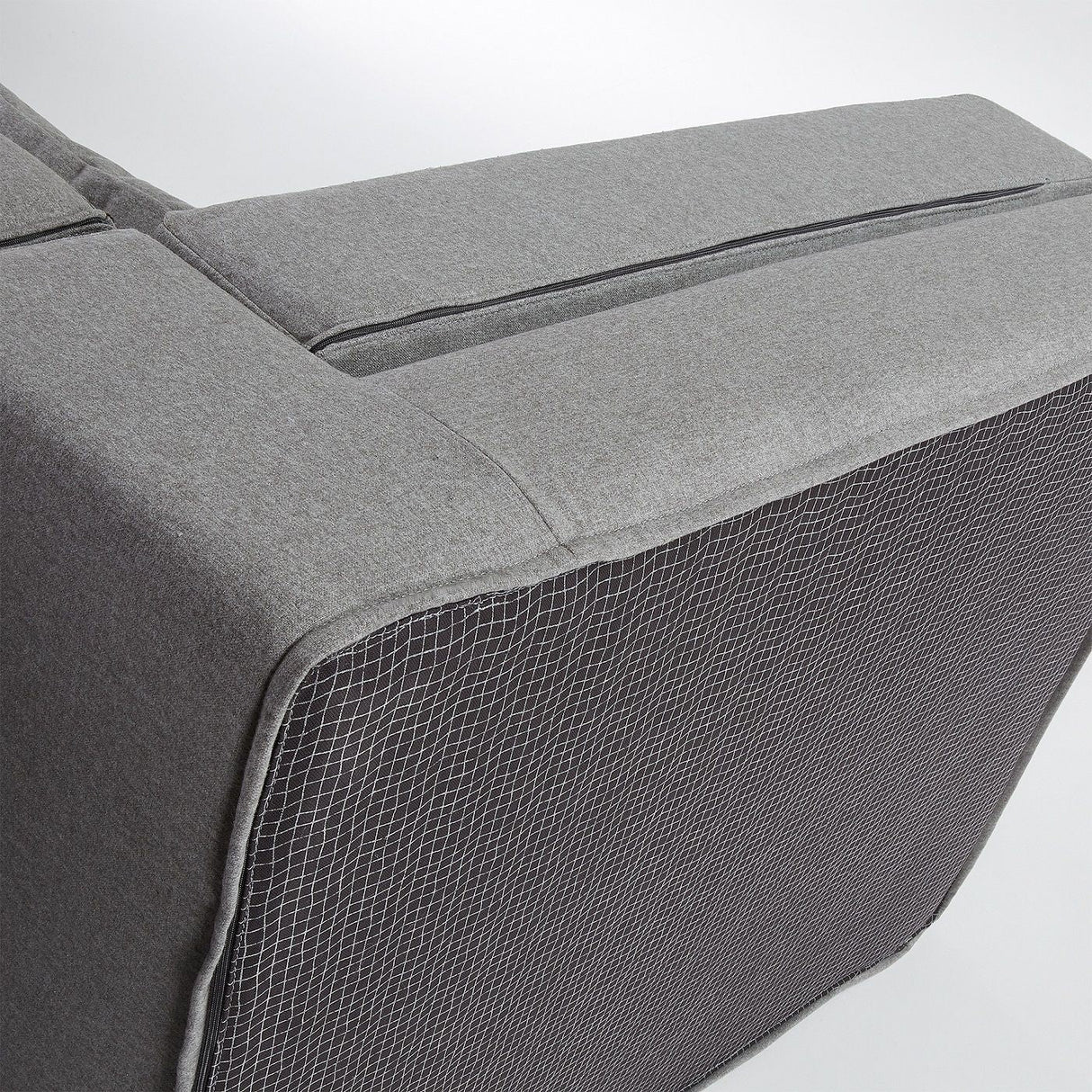 Arty Pouf/Guest Bed, Gray