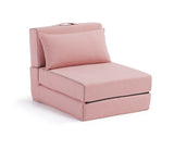 Arty Pouf/Guest Bed, Pink