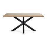 Arya Dining Table 180x100 Black/Nature