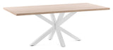 Arya Dining Table White/Sonoma Melamine, 160x100