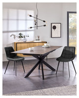 Atminda Dining Table 160/210x90, Dark Gray