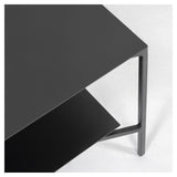 Azisi Coffee Table Black Metal, 140x60