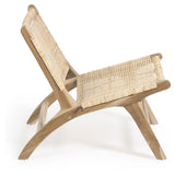 Kave Home Beida Lounge Chair - Solid Teak