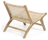 Kave Home Beida Lounge Chair - Solid Teak