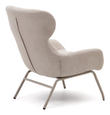 Belina Armchair, Beige Chenille