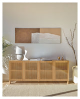 Beyla Sideboard, 180x70, Oak/Veneer