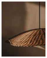 Bisbal Lampshade, Natural Wicker