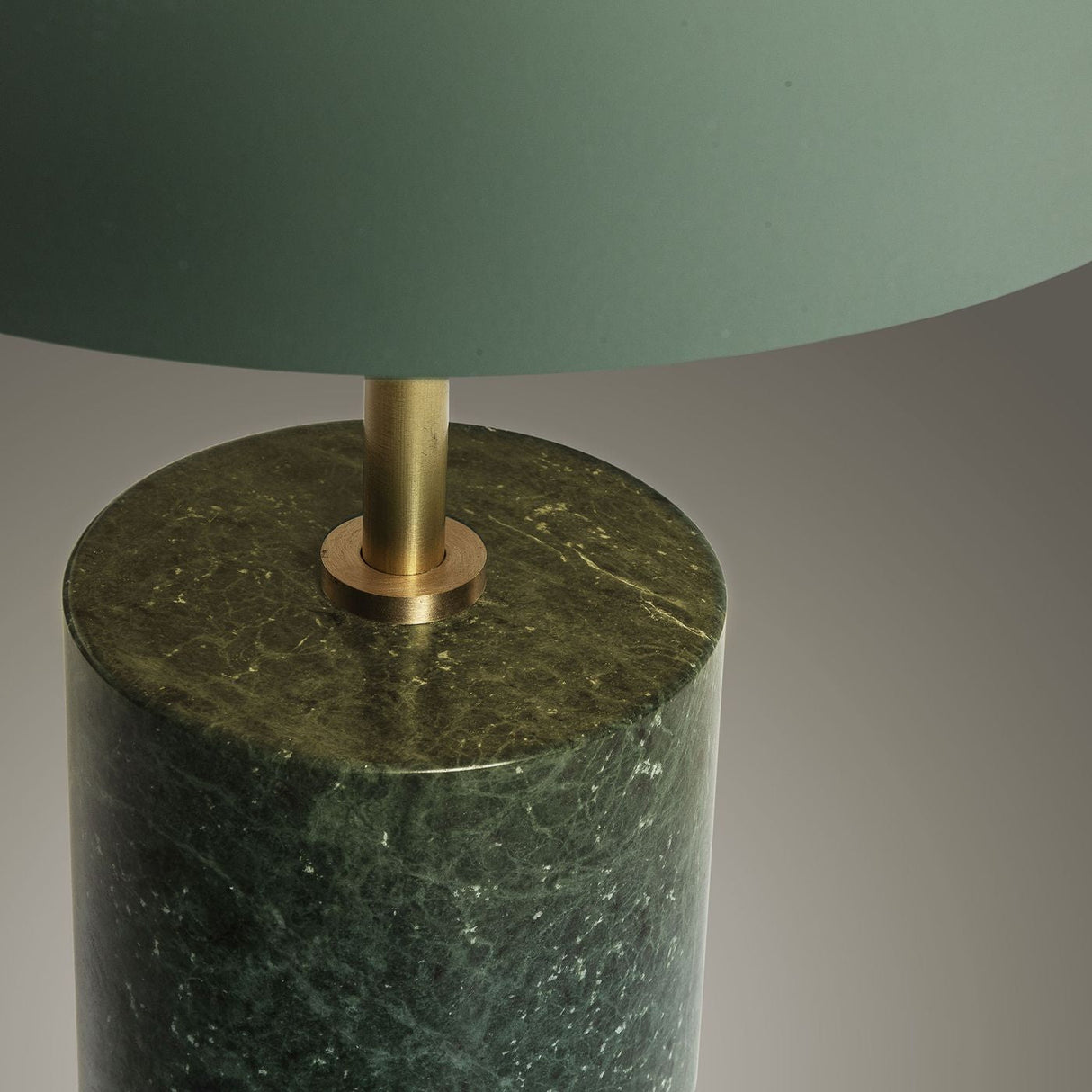 Biscane Table lamp Green metal