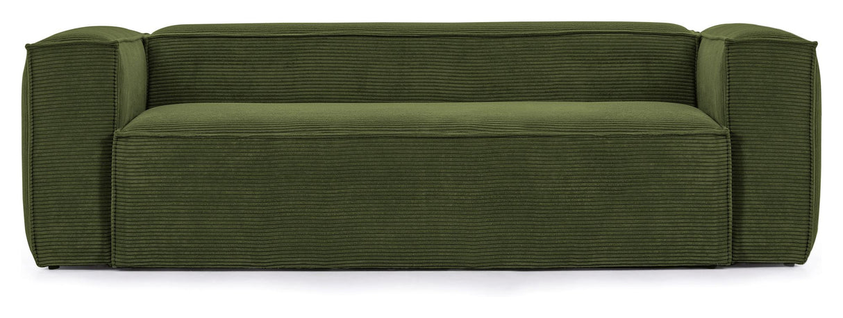 Block 2-pers. Sofa, B210, Green velvet