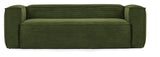 Block 3-seater sofa - Green velvet