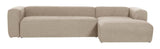 Block 3-pers. Sofa with right-facing Chaise Beige