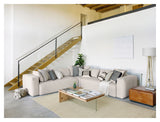 Block 4-pers. Corner sofa Beige, 290x290