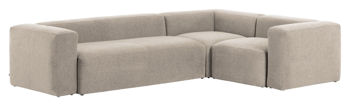 Block 4-pers. Corner sofa Beige