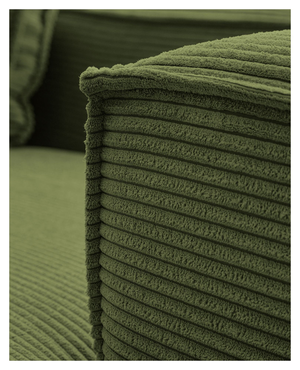 Block 6-pers. Corner sofa, 320x320, Green velvet