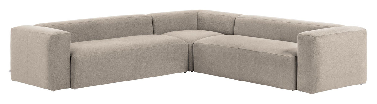 Block 6-pers. Corner sofa Beige