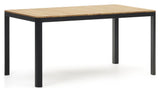 Bona Garden Table, Black teak, 163x73