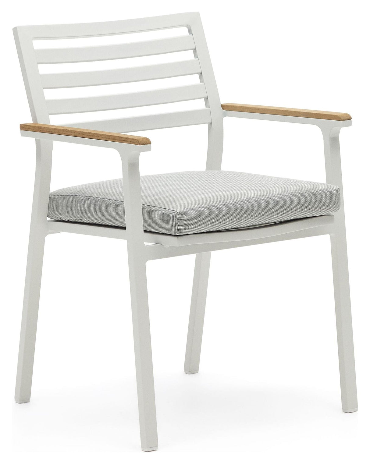 Bona Garden Chair, White Fabric