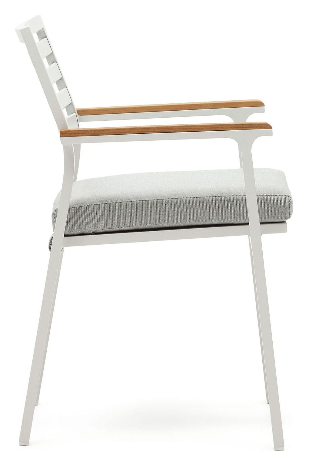 Bona Garden Chair, White Fabric