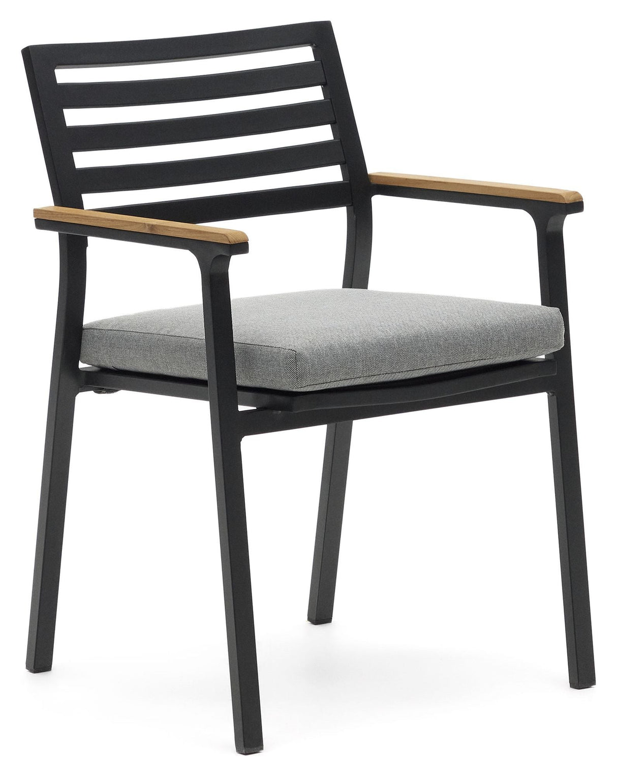 Bona Garden Chair, Black Fabric