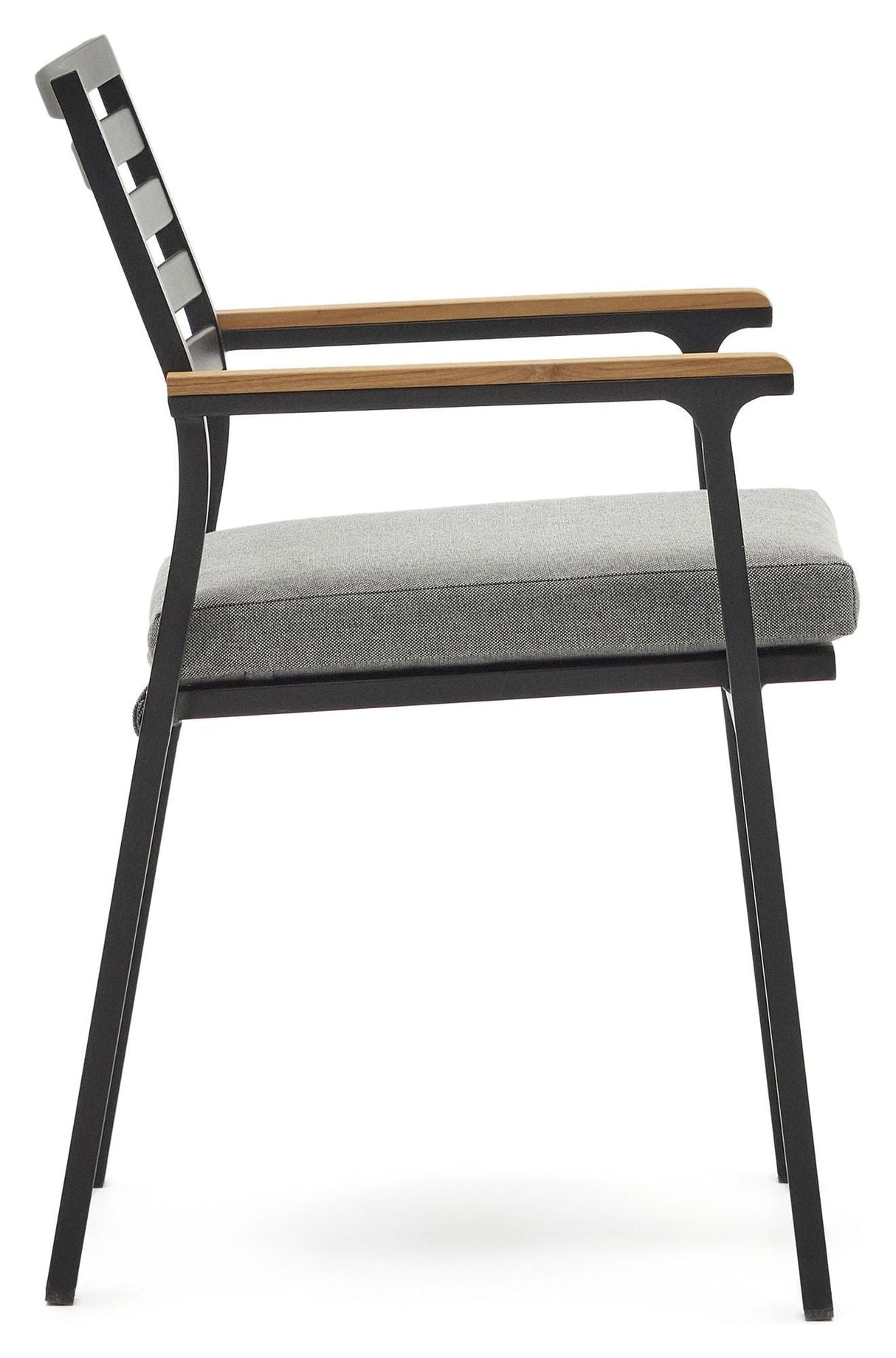 Bona Garden Chair, Black Fabric