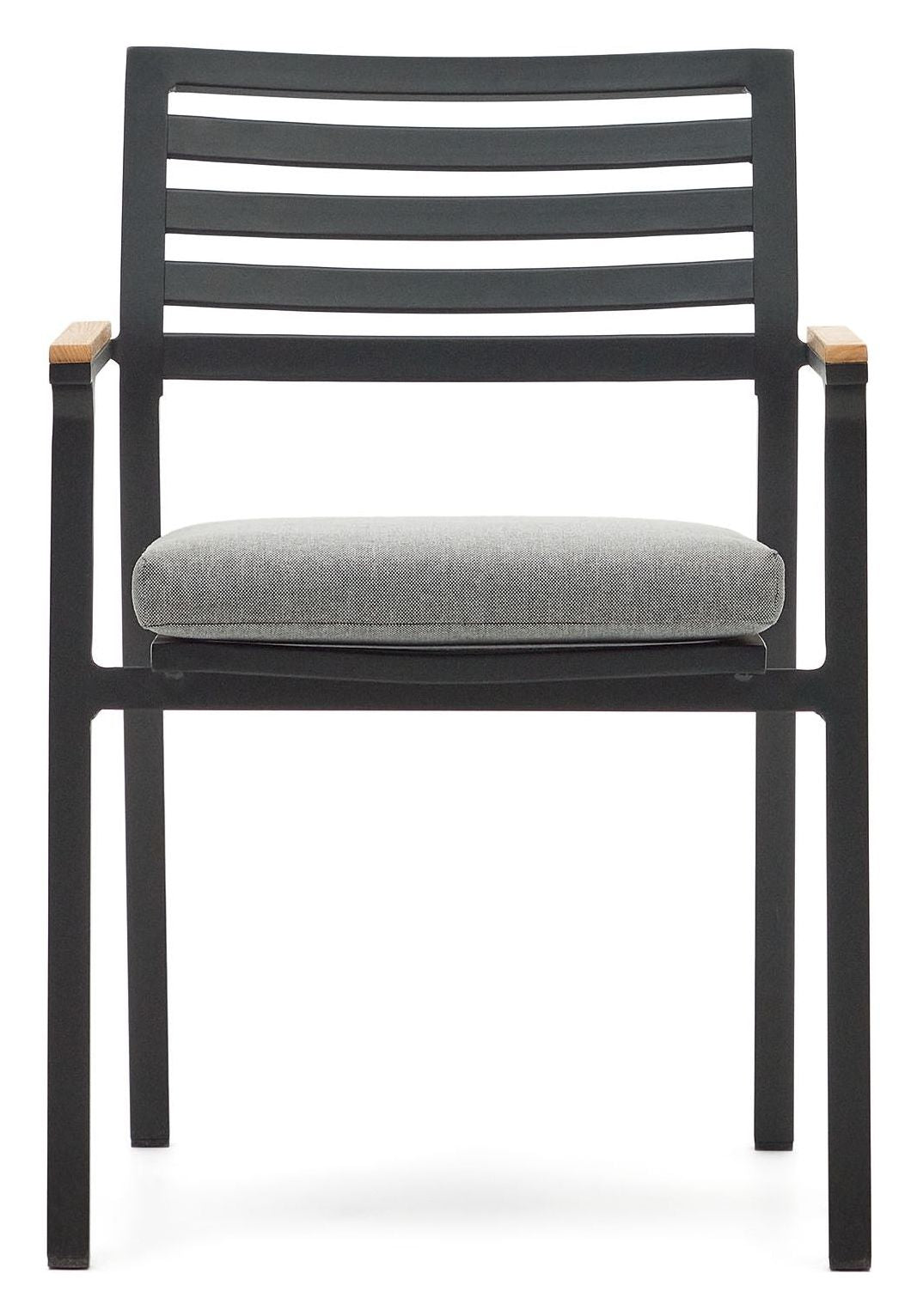 Bona Garden Chair, Black Fabric