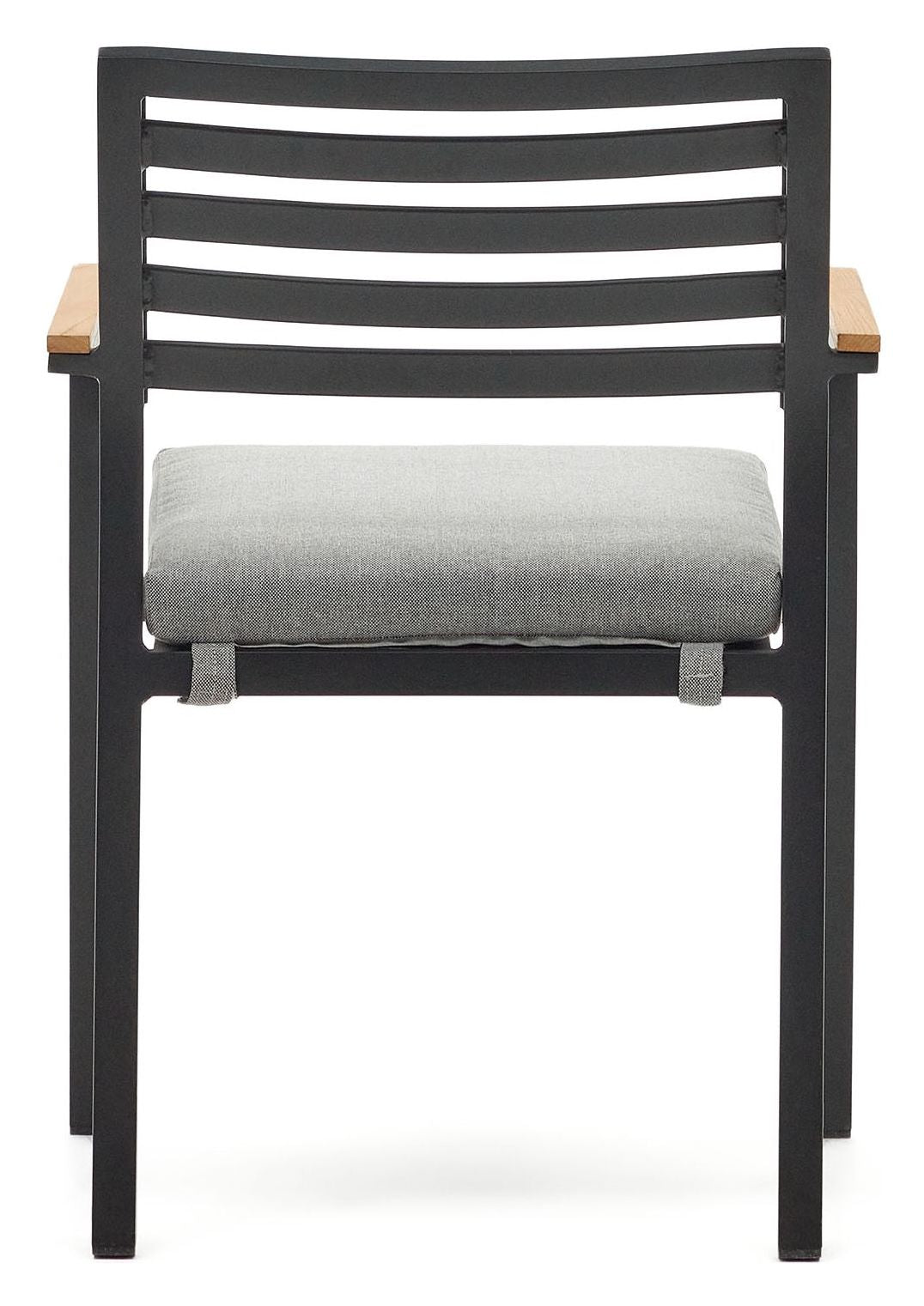 Bona Garden Chair, Black Fabric