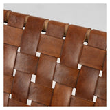 Calixta Lounge Chair, Teak/Leather